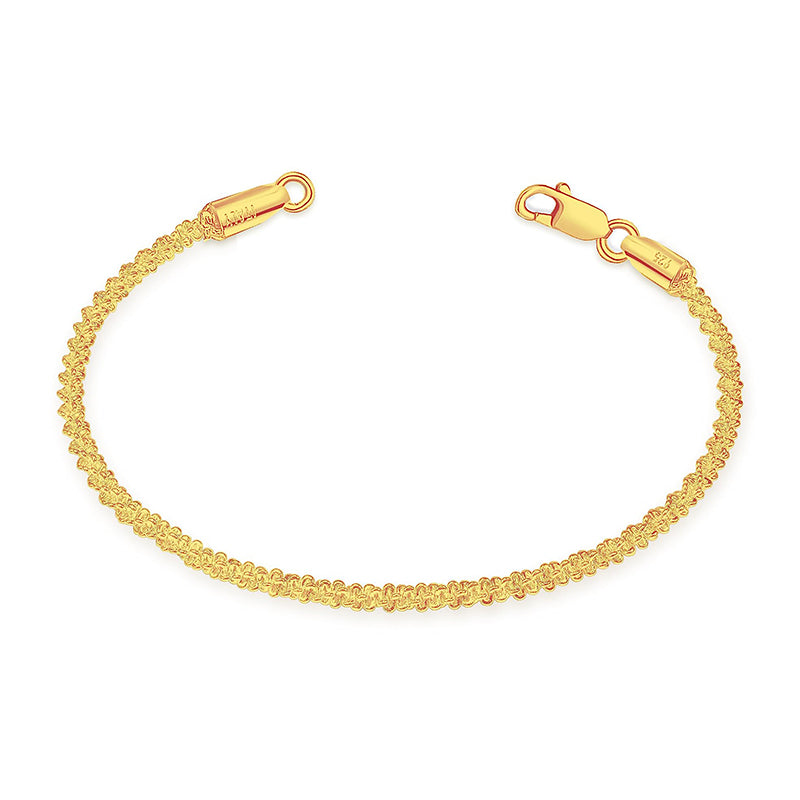 Golden/Silvery, 2mm/2.5mm/3mm chain link style bracelet, 6.5\7\7.5\8\8.5\9 inches